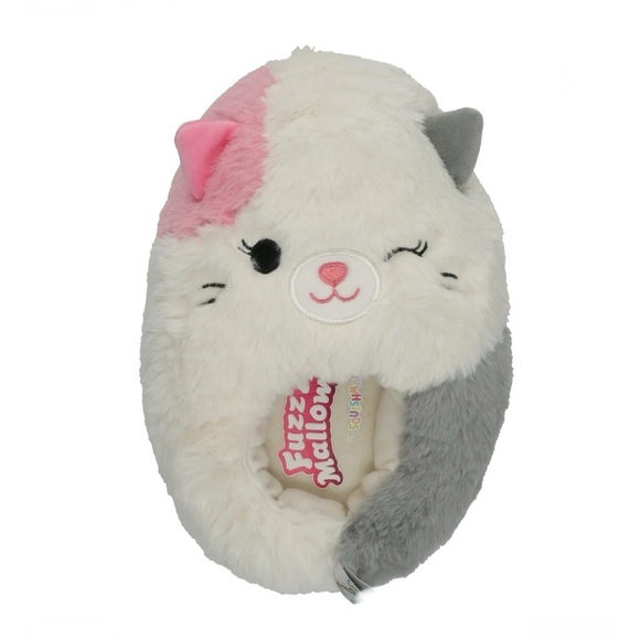 NWT Womens Size 7-8 Karina the Cat FUZZAMALLOW Squishmallow Slippers - Picture 3 of 4